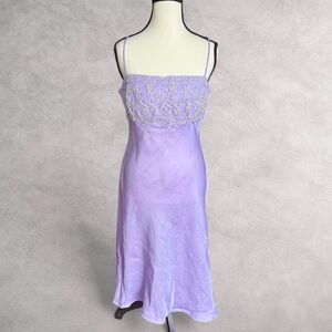Vintage Y2K Lavender Slip Dress